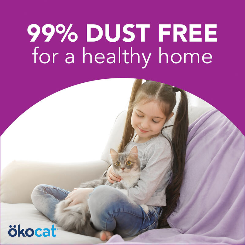 Okocat, Natural Wood Litter - Less Mess - 4.8 kg image number null