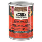 Acana, Can, Adult - Premium Pate Beef Recipe - Wet Dog Food image number null