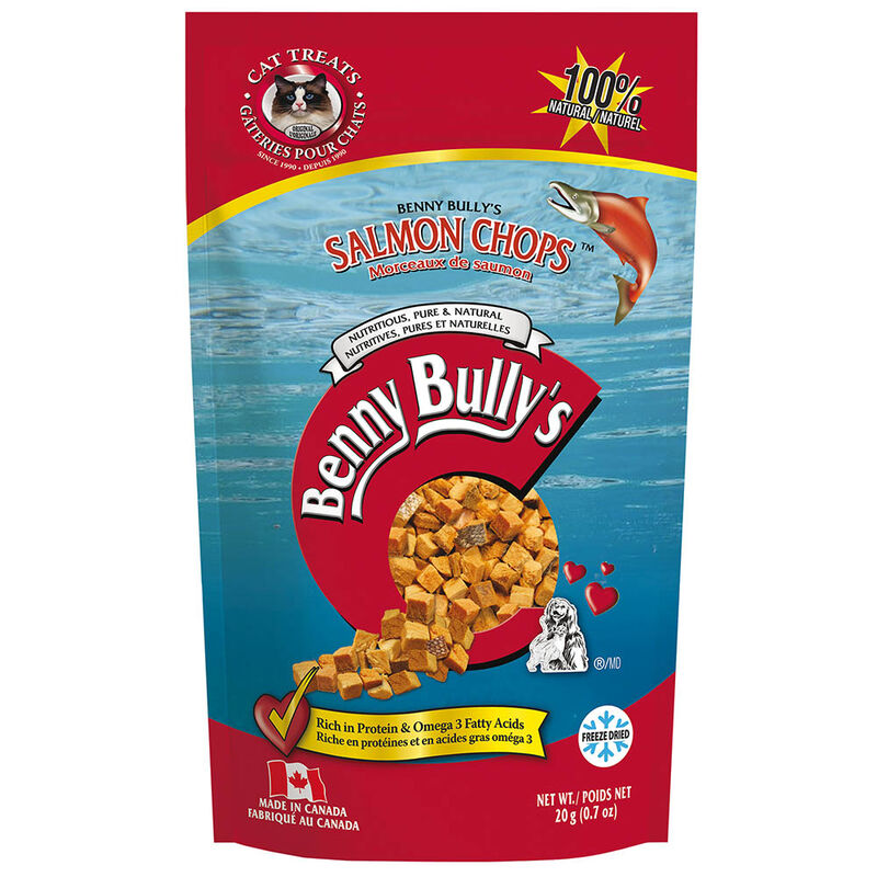 Benny Bully's, Feline Salmon Chops - 20 g - Cat Treat image number null