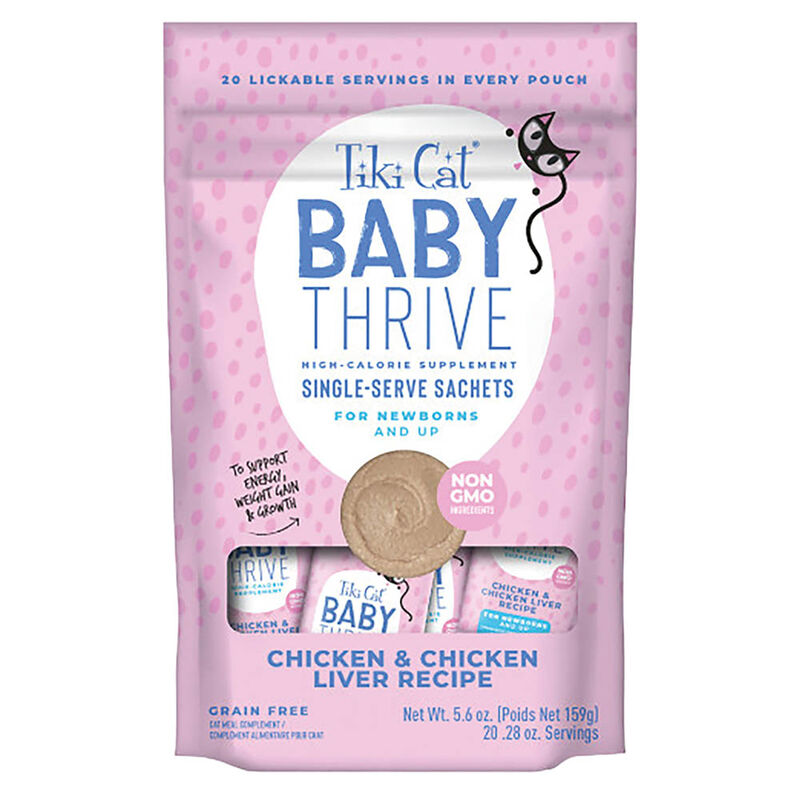 Tiki Cat, Baby Thrive, Chicken & Chicken Liver - 5.6oz image number null