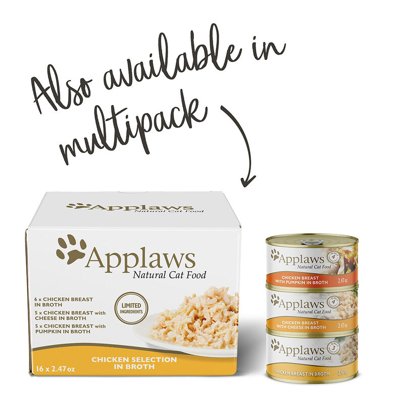 Applaws, Can, Feline Adult - Chicken Breast - 70 g - Wet Cat Food image number null