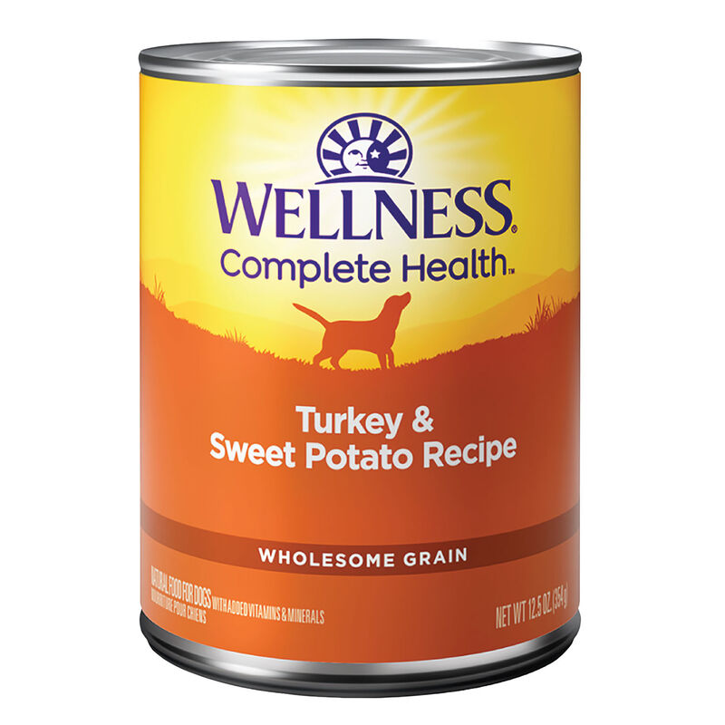 Wellness, Canned Dog Food, Turkey & Sweet Potato - Wet Dog Food image number null