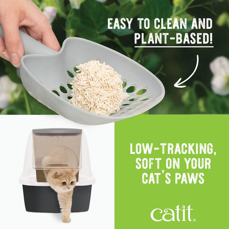 Catit Go Natural! Pea Husk Clumping Cat Litter Unscented - 5.6kg image number null