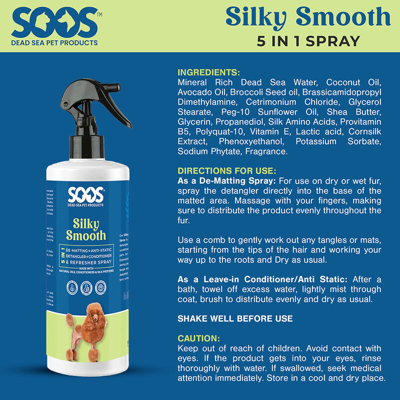 Soos, Silky Smooth 5-in-1 Leave-in Conditioning Spray image number null