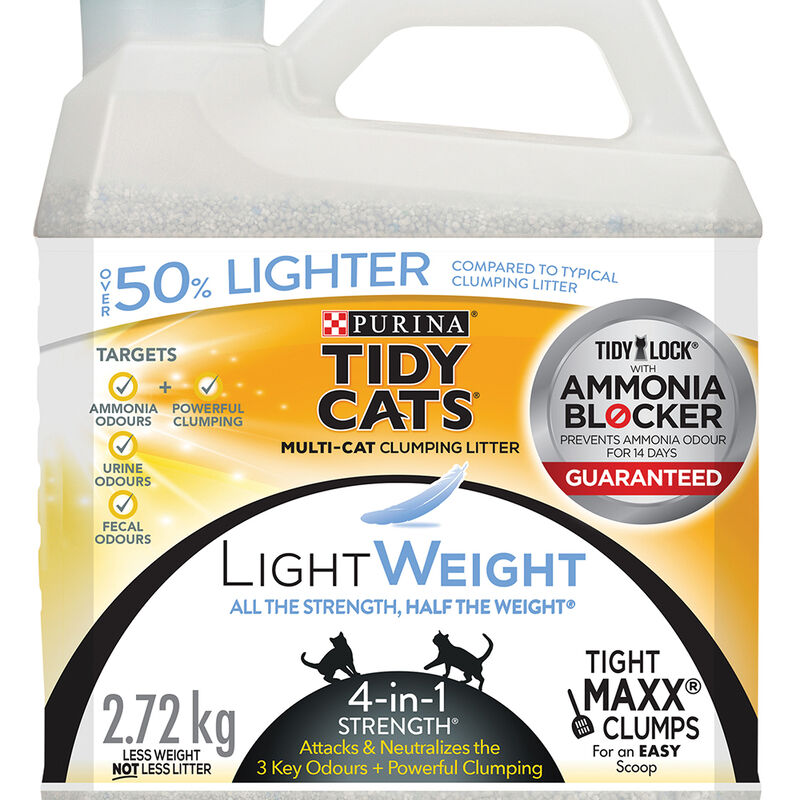 Tidy Cats, LightWeight 4-in-1 Strength Clumping Cat Litter for Multiple Cats image number null