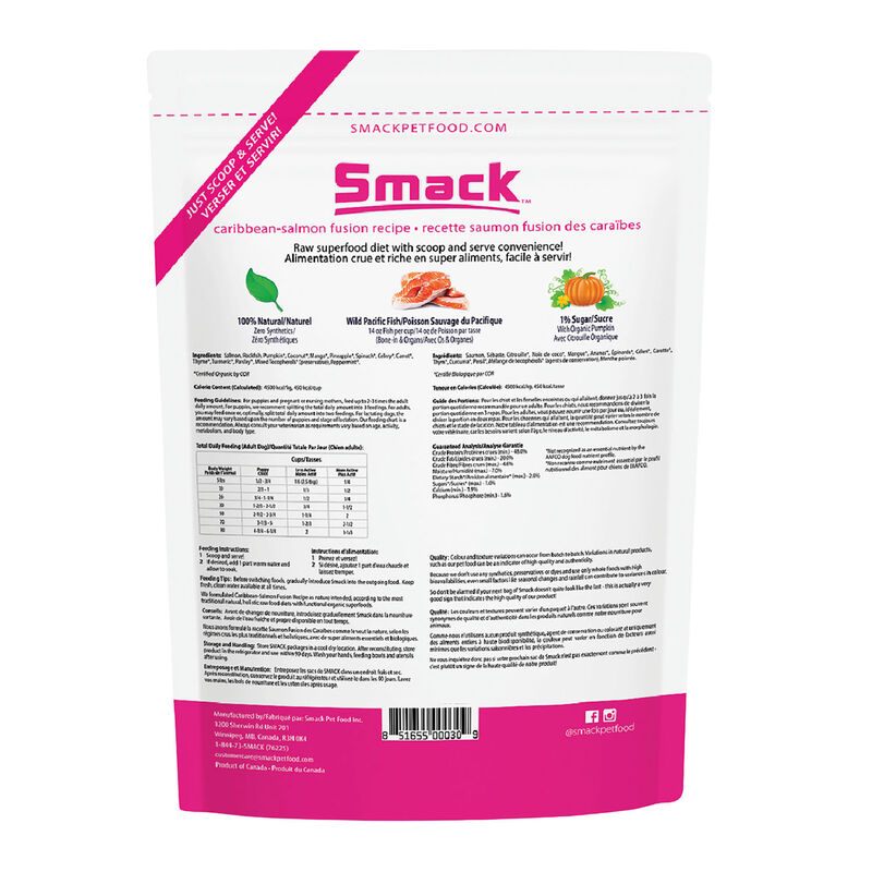 Smack, Caribbean-Salmon Fusion Recipe - Dog Food image number null