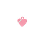Aluminum Heart - Pink - Small image number null