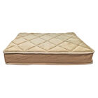 BeOneBreed, Diamond bed  - Linen + Irish Cream - Plush Dog Bed image number null