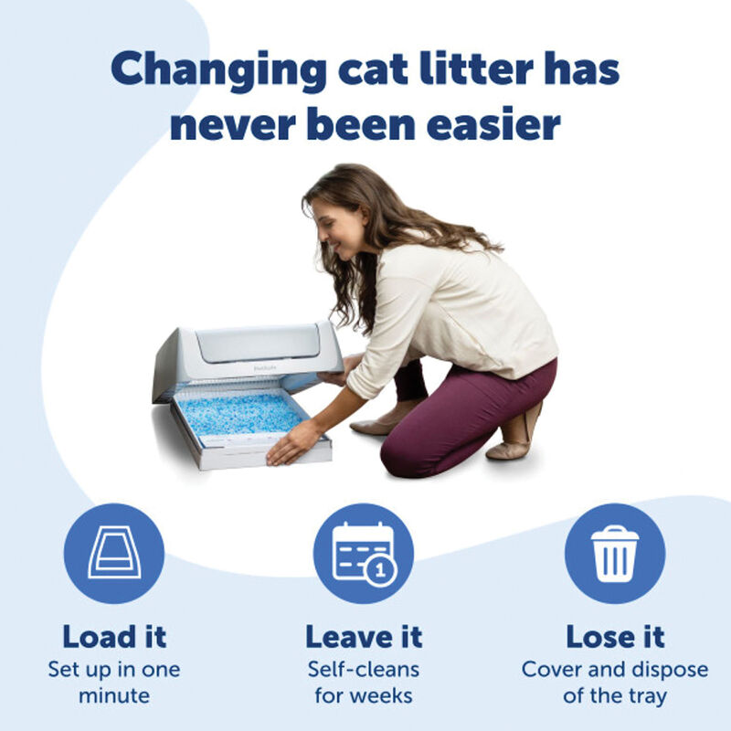 PetSafe, ScoopFree Replacement Litter Tray - Blue - 3 Pk image number null