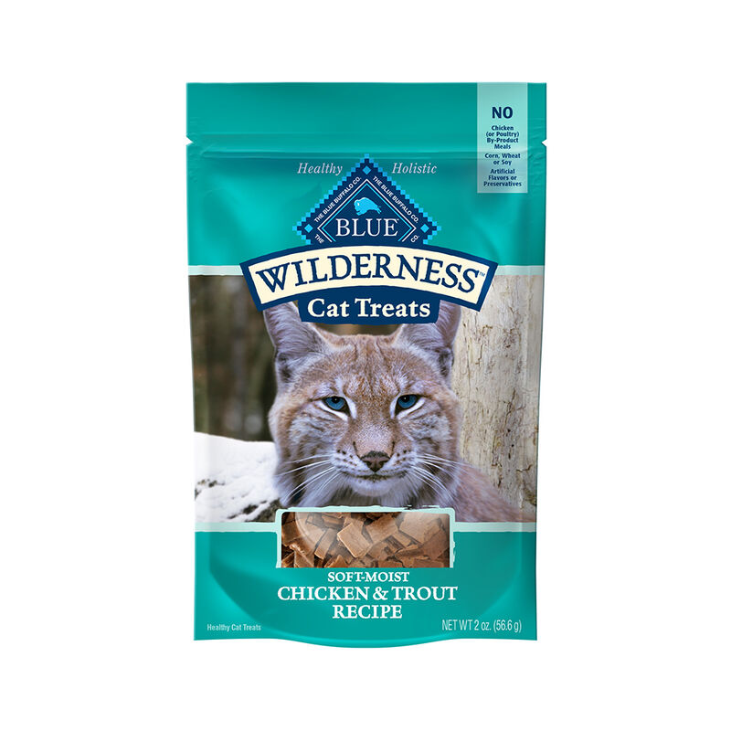 Blue Buffalo, Feline - Wilderness-Chicken & Trout - 56 g - Cat Treat image number null