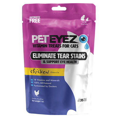 PetEyez, Feline - Vitamin Treats - Chicken - 28 g