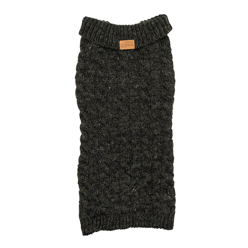 Canada Paws, Wool Sweater - Grey - Dog Sweater image number null