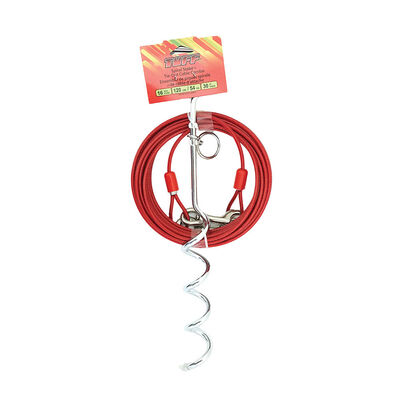 TUFF, Tie-Out Stake and Cable Combo - 20'