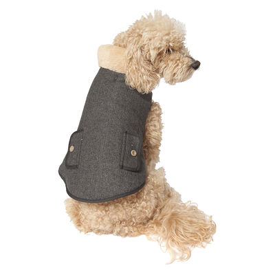 Pet Posse, Chevron Vest w/ Fur Collar