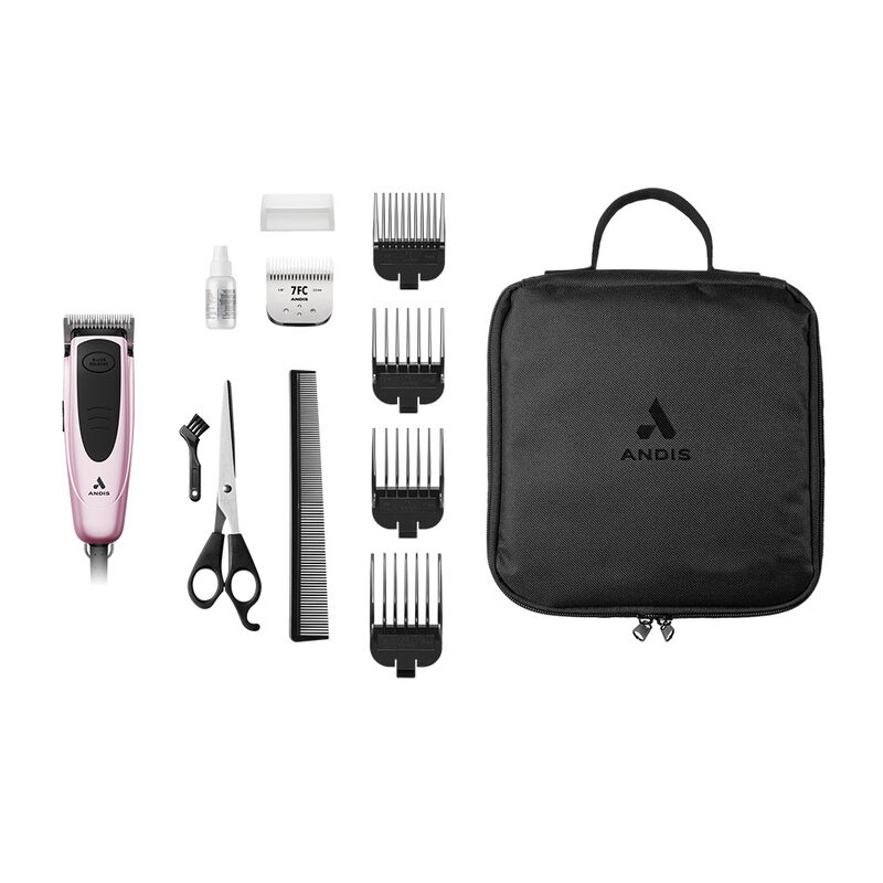 Andis, Easy Clip Versa Clipper Kit - Pink - Grooming Clipper image number null