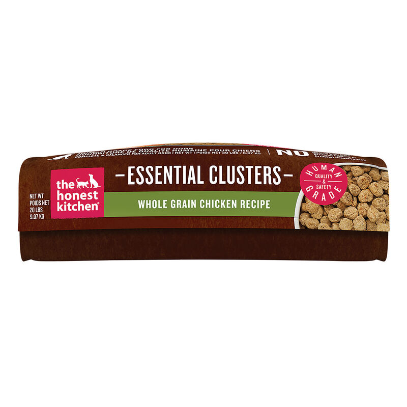 The Honest Kitchen, Essential Clusters - Whole Grain Chicken Recipe - Dry Dog Food image number null
