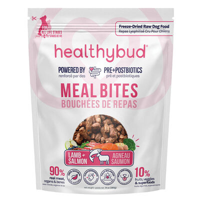 Healthybud, Freeze-Dried Lamb and Salmon Meal Bites 397g - Freeze Dried Dog Food
