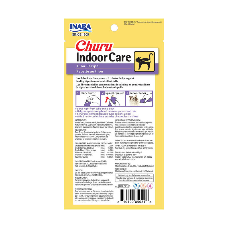 Churu Indoor Care Tuna Recipe - 56 g - 4 pk image number null