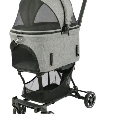 Gen7Pets, Pet Rider Stroller - Heather Grey