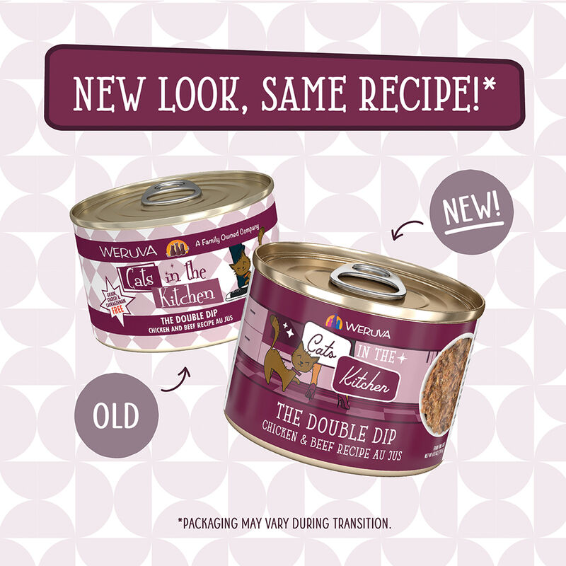 Weruva, Can Feline  - The Double Dip-Chkn&Beef - 170g - Minced - Wet Cat Food image number null