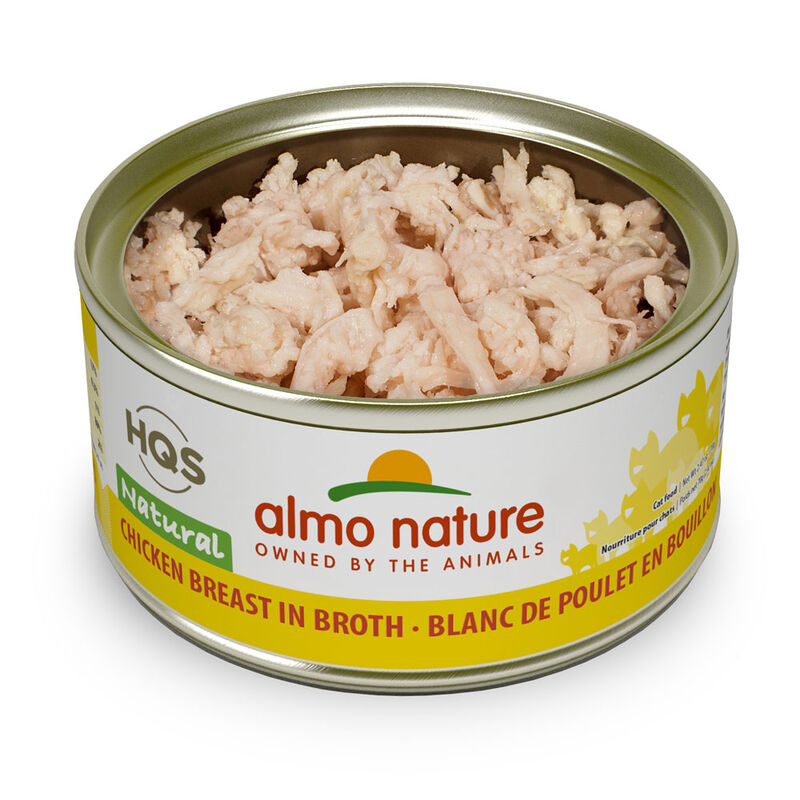 Almo Nature, Can Feline Adult - Chicken Breast in Broth - 2.5 oz - Wet Cat Food image number null