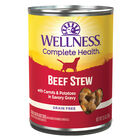 Wellness, Canned Dog Food, Chunks & Gravy, Beef Stew with Carrots & Potatoes - 12.5 oz - Wet Dog Foo image number null