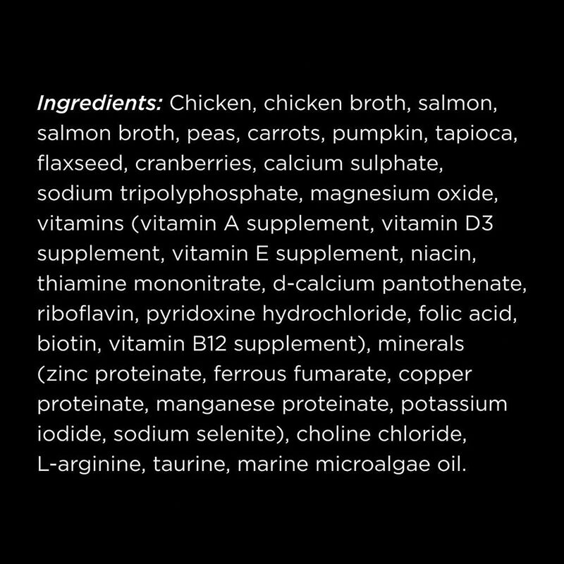 GO! SOLUTIONS,  BOOSTER Brain Health Minced Chicken + Salmon with gravy - 71 g - Wet Cat Food image number null