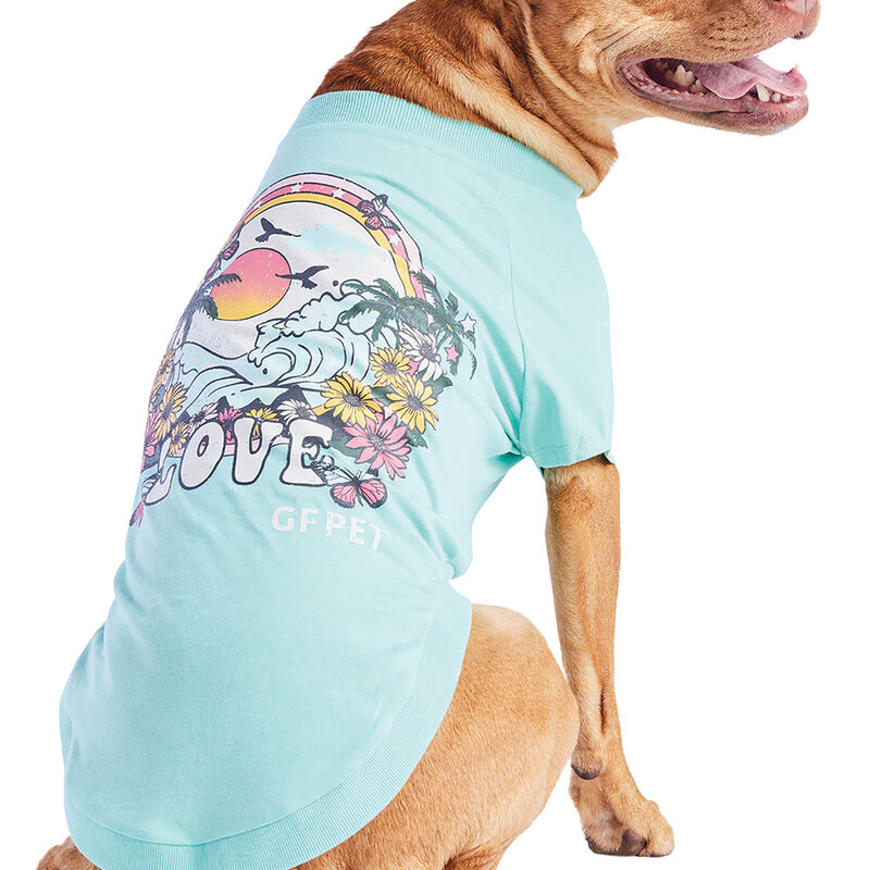 GF Pet, Graphic Tee Heather Aqua image number null