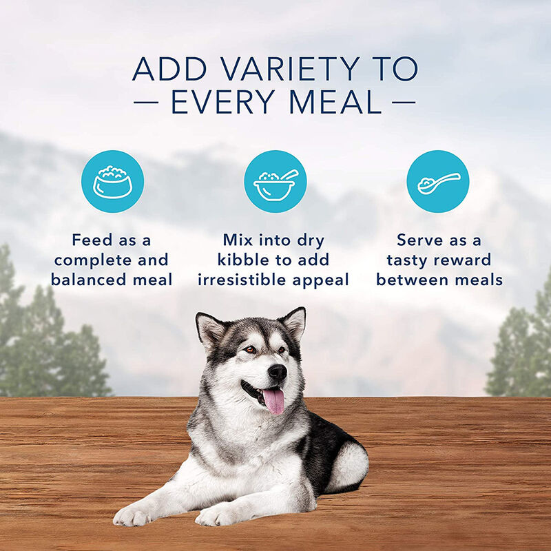 Blue Buffalo, Canned Dog Food, Wilderness, Duck & Chicken Grill - 354 g - Wet Dog Food image number null