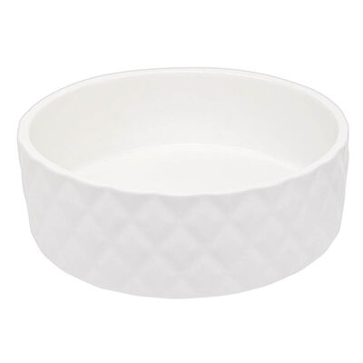 BeOneBreed, Embossed Ceramic Bowl -  Medium - Dog Bowl