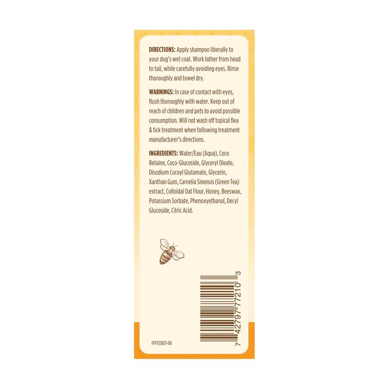 Burt's Bees, Oatmeal Dog Shampoo - 473 ml image number null
