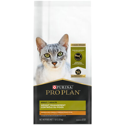 Purina Pro Plan Weight Management Adult, Chicken & Rice Dry Cat Food