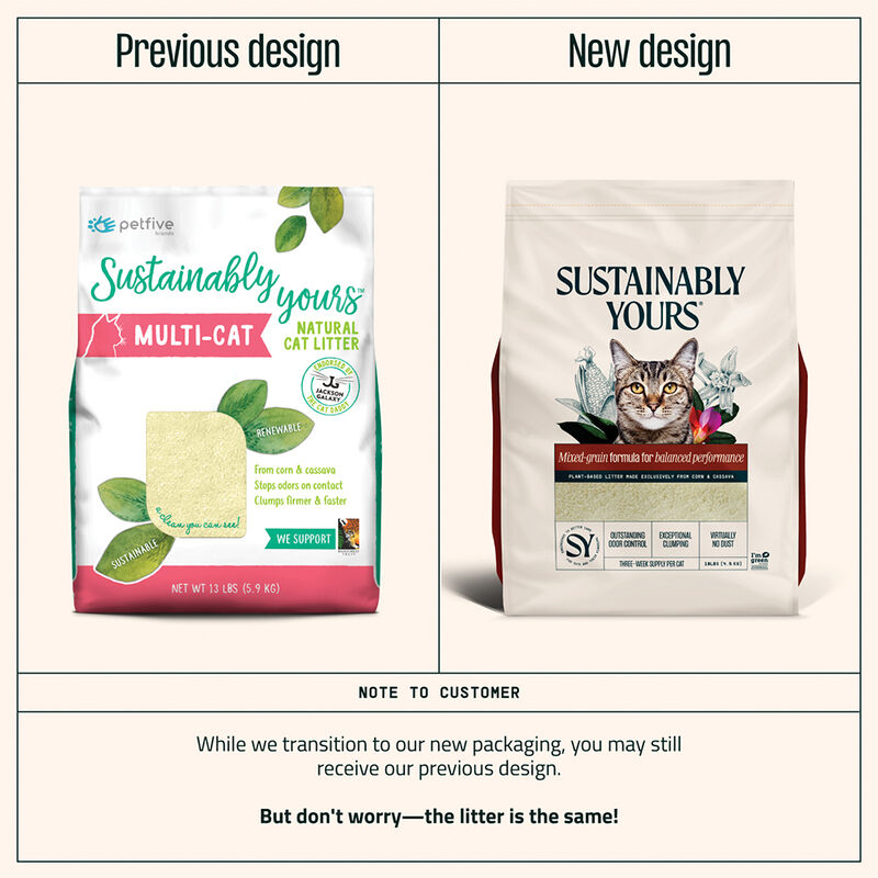 Biodegradable Multi Cat Litter - Mixed Grain image number null