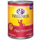 Wellness, Canned Cat Food, Complete Health, Beef & Chicken - Wet Cat Food image number null