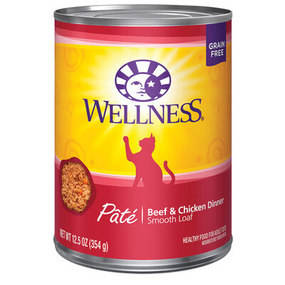 Wellness, Canned Cat Food, Complete Health, Beef & Chicken - Wet Cat Food