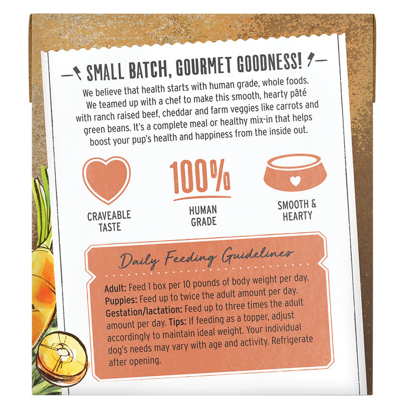 The Honest Kitchen, Butcher Block Pate, Beef & Cheddar - Wet Dog Food image number null