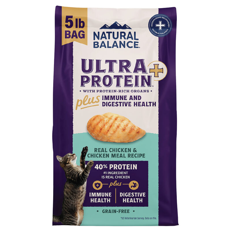 Natural Balance, Ultra Protein Plus - Immune & Digestive Health - Chicken & Chicken Meal Recipe - Dr image number null