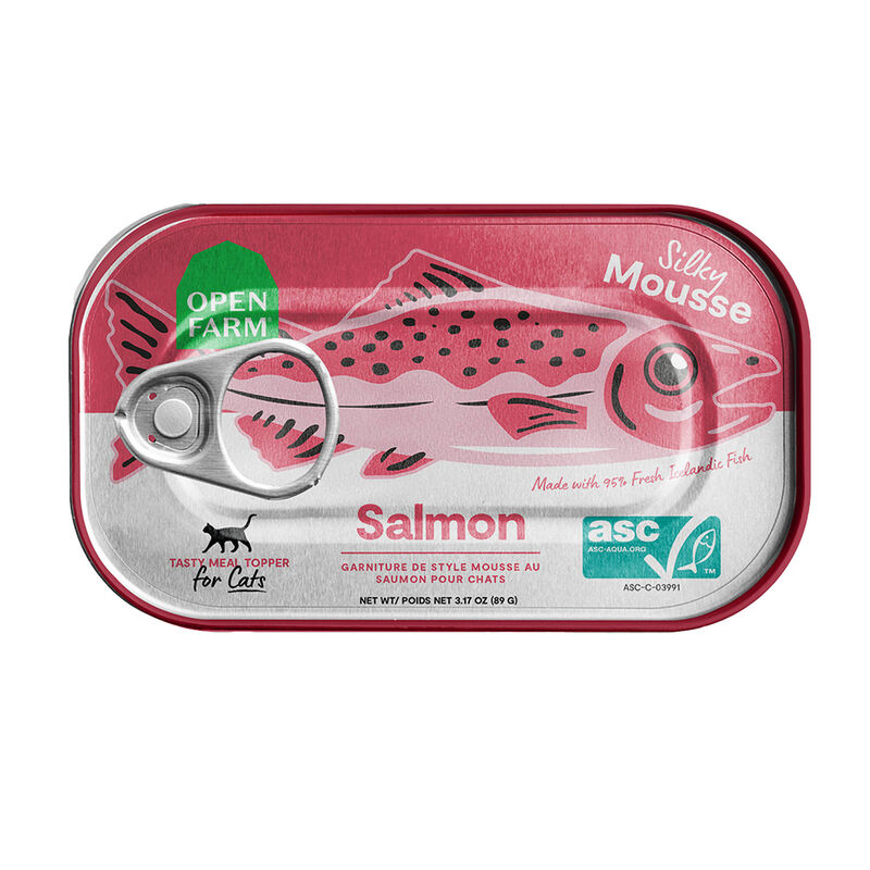 Open Farm, Can, Feline - Topper - Salmon Mousse - 89 g image number null
