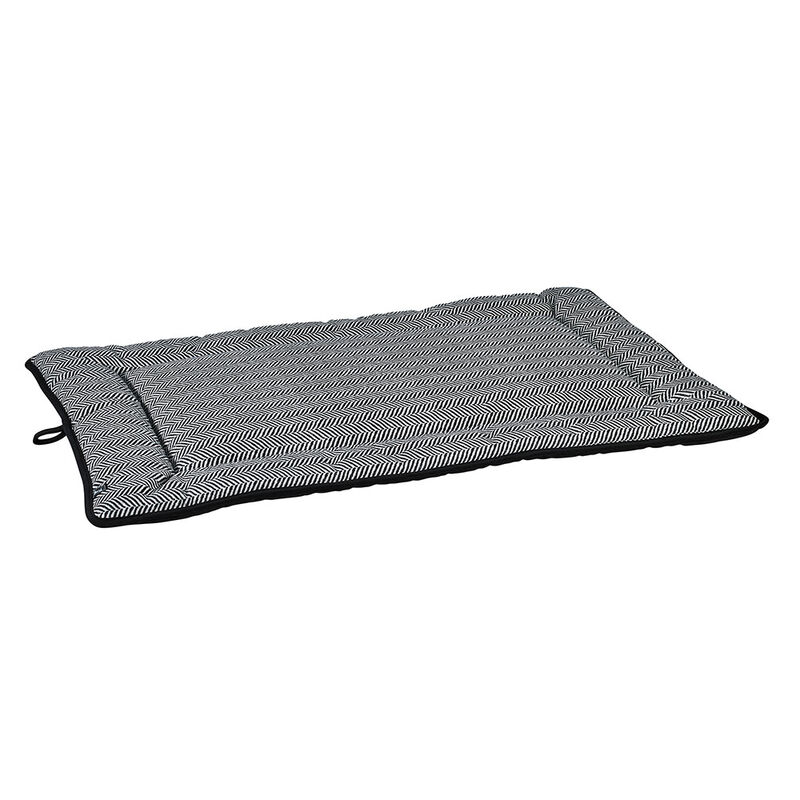 Bowsers, Cosmopolitan Mat - Herringbone/Ebony - Dog Mats & Accessories image number null