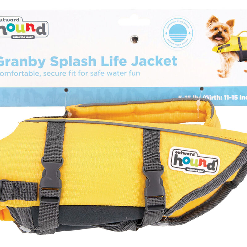 Outward Hound, Granby Splash Life Jacket - Yellow image number null
