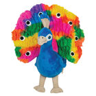 Tall Tails, Plush Peacock Squeaker Toy - 9" - Plush Dog Toy image number null