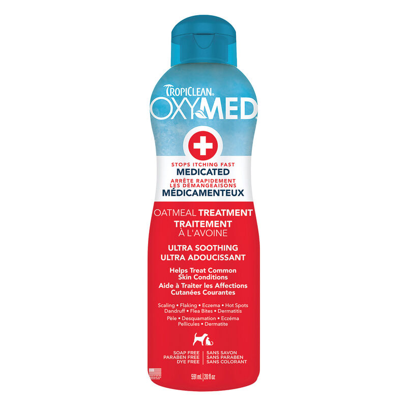 Tropiclean, OxyMed Oatmeal Treatment Rinse - 20 oz image number null