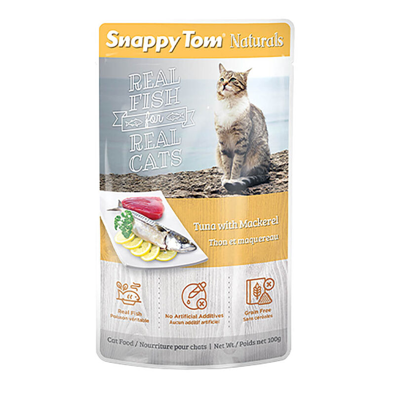 Snappy Tom, Pouch, Feline Adult - Tuna with Mackerel - 100 g image number null