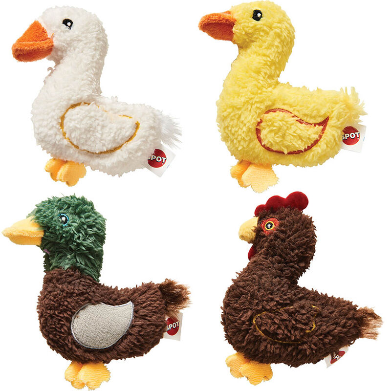 SPOT, Love the Earth, Barnyard Bird - Asst 4" - Chase Cat Toy image number null