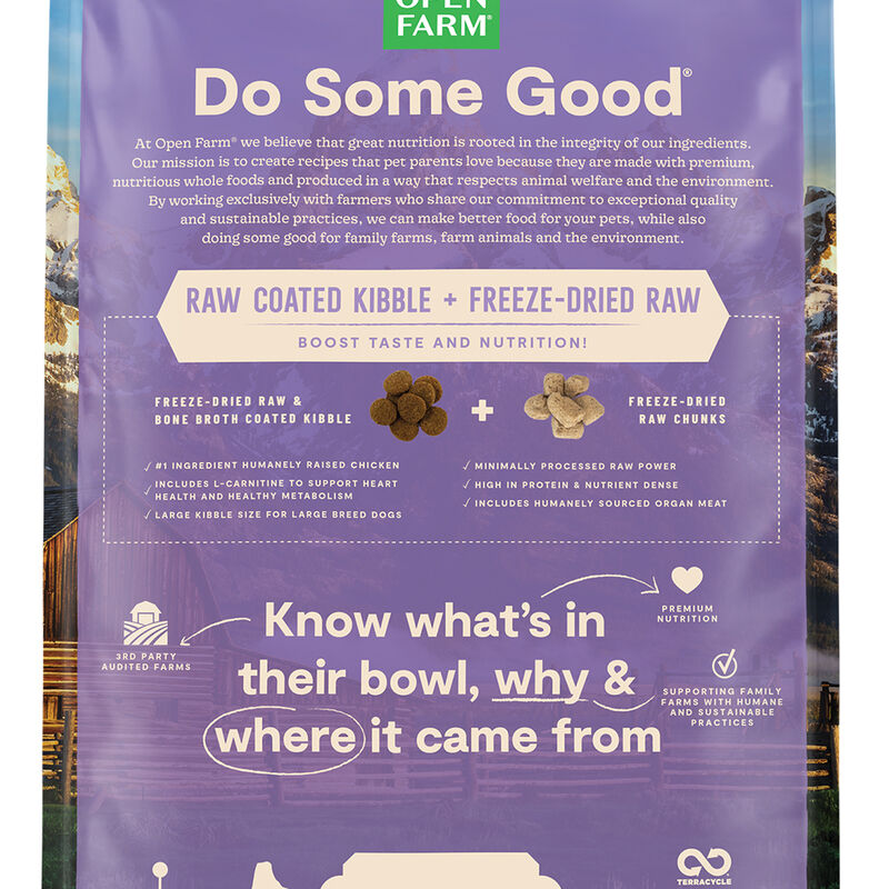 Adult, Large Breed - RawMix Ancient Grains - 9.07kg - Dry Dog Food image number null