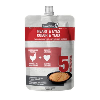 PureBites, Plus Squeezeables - Heart & Eyes - 71 g - Dog Supplements