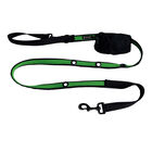 Smoochy Poochy, 2-Tone Optional Hands Free Lead - Black/Apple - 1" Width - 6' image number null