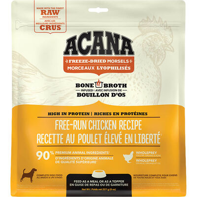 Acana, Adult - FD Morsels - Free Run Chicken - 227 g - Freeze Dried Dog Food