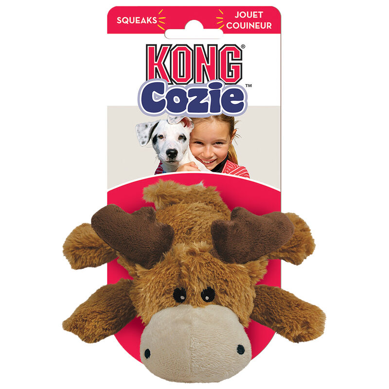 KONG, Cozie Marvin Moose - Plush Dog Toy image number null
