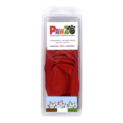 Pawz, Dog Boots - Red - Small
